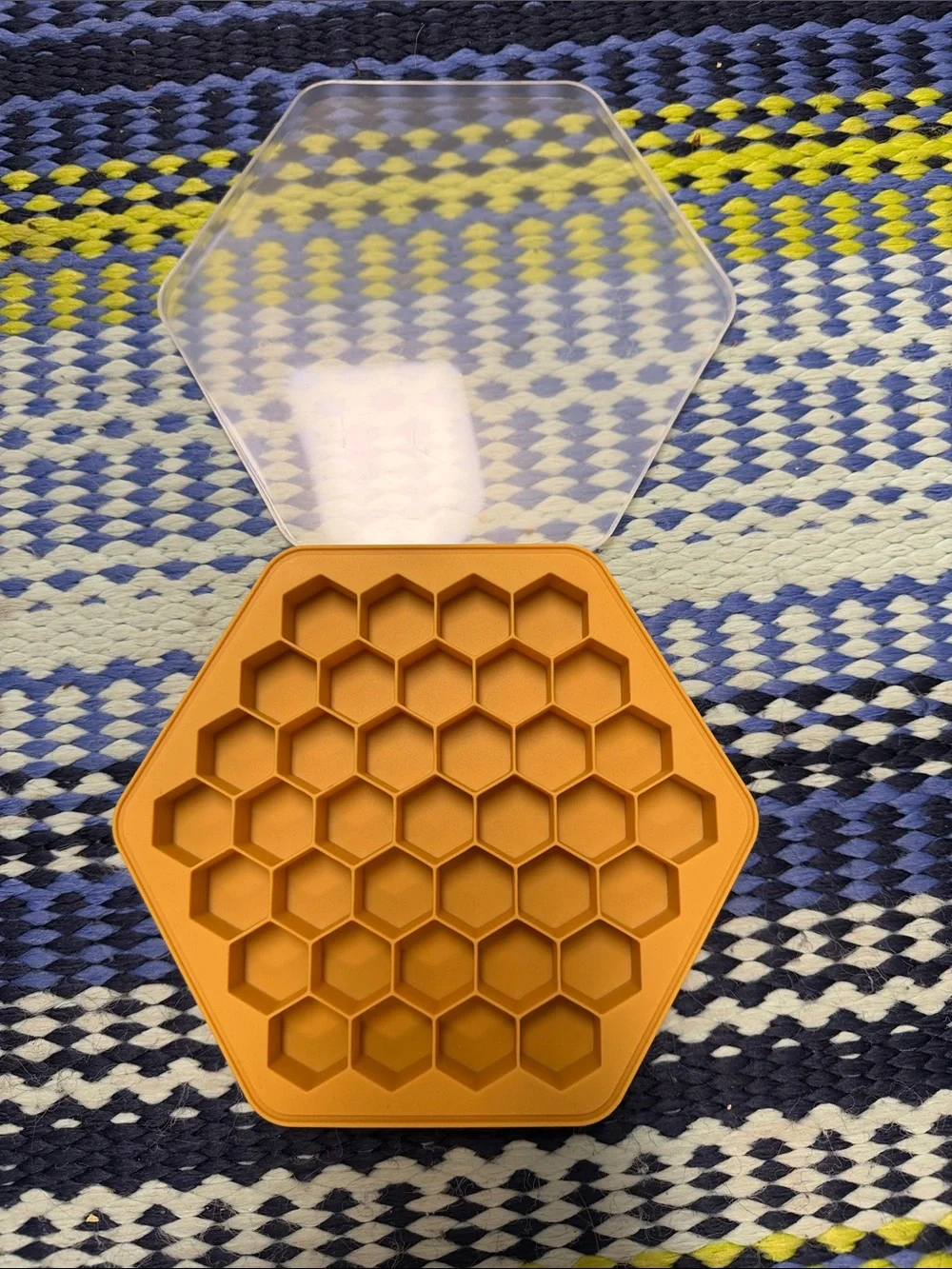 Honeycomb Silicone Mold - Mustard Yellow Home Accents